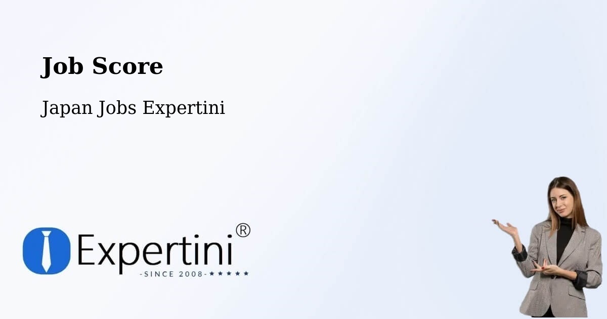 Job Score & Job Description Score Tool – Chōfu Shi - Japan Jobs Expertini
