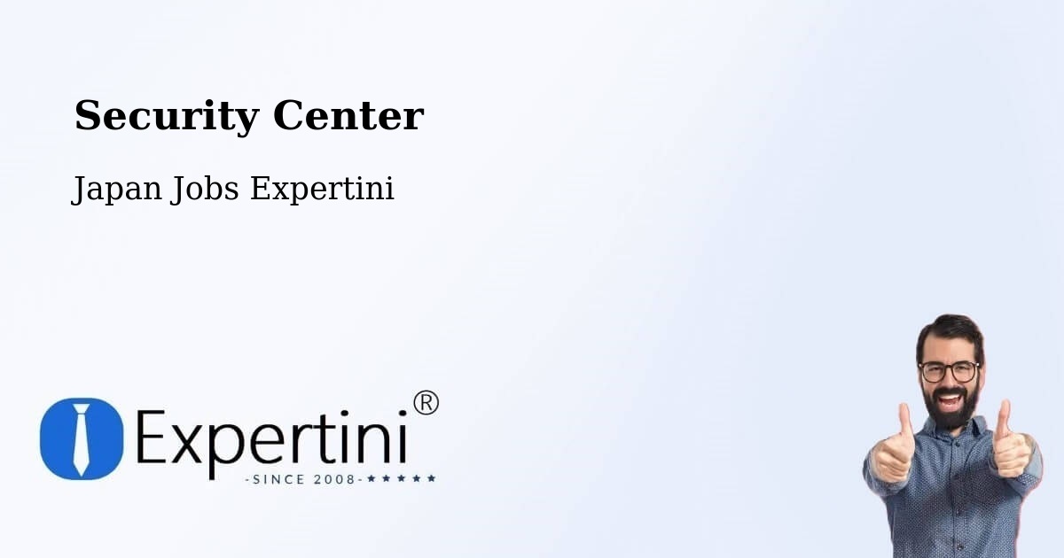 Security & Compliance – Chōfu Shi - Japan Jobs Expertini